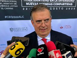 Msrcelo Ebrard anunció que en los próximos días se realizarán varias mesas de negociación sobre el T-MEC. EFE/F. Guasco