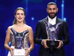 ALEXIA PUTELLAS Y KARIM BENZEM. A los jugadores se les valora su rendimiento en 