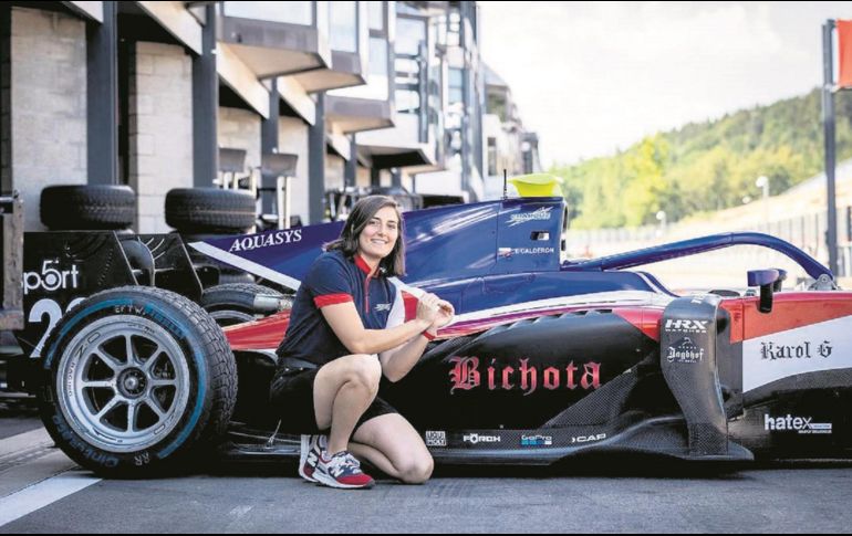 Gracias al patrocinio de la cantante Karol G, Tatiana Calderón toma un asiento en la F2, donde buscará volver a ser protagonista. ESPECIAL
