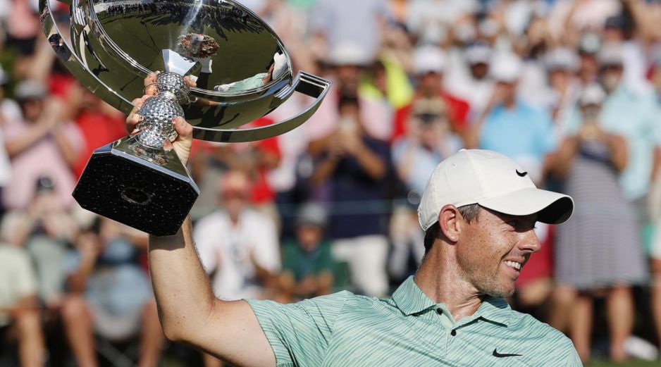 El golfista profesional norirlandés, gana la final de la FedEx Cup. EFE