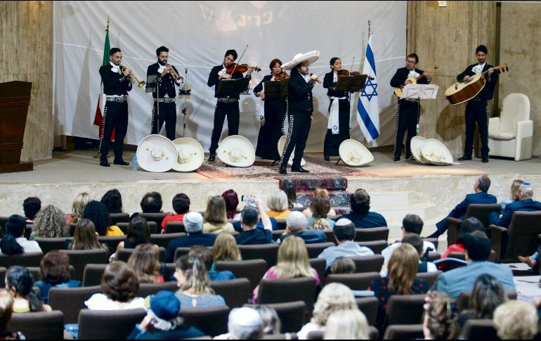 El mariachi se presentó en el marco de la edición 29 del Encuentro Internacional del Mariachi y la Charrería 2022. EL INFORMADOR/ A. Camacho