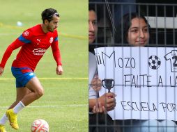 Chivas tuvo entrenamiento a puerta abierta y una peculiar situación involucró a Alan Mozo. IMAGO7