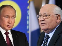 Mijaíl Gorbachov tuvo una relación ambivalente durante los más de 20 años que el presidente de Rusia, Vladimir Putin, lleva en el poder. ESPECIAL / AP y EFE