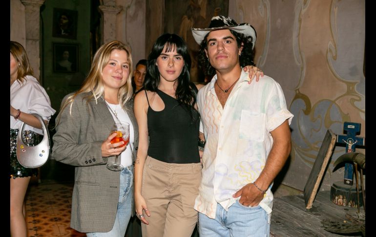 Valeria Sánchez, Salma Gómez y Octavio Coutiño. GENTE BIEN JALISCO/Jorge Soltero