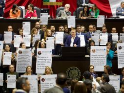 El Partido Acción Nacional se manifiesta contra la propuesta. EL UNIVERSAL