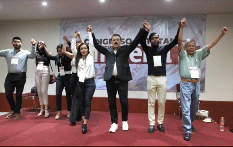 En la asamblea morenista también se designó a Carlos Lomelí Bolaños como presidente del Consejo de Delegados. EL INFORMADOR/A. Camacho