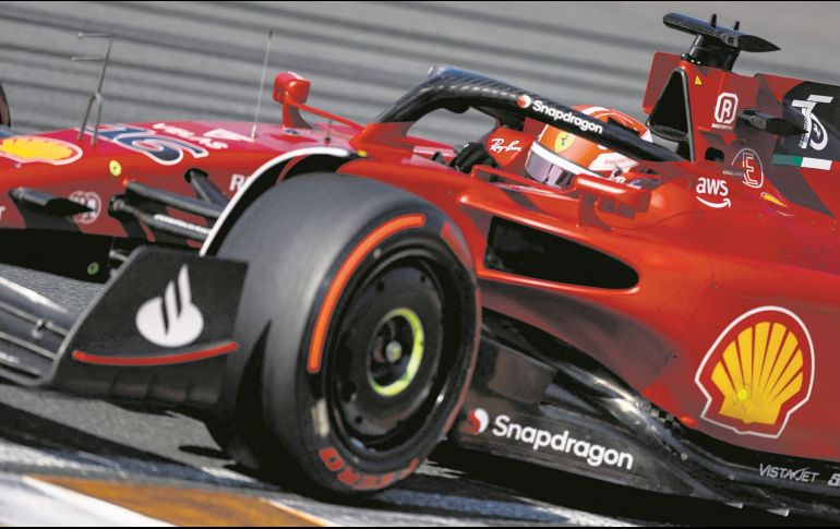 Leclerc espera regresar al podio en la casa de Verstappen. AFP/K. Tribouillard