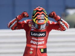 Francesco Bagnaia sigue sumando triunfos. AFP/F. MONTEFORTE