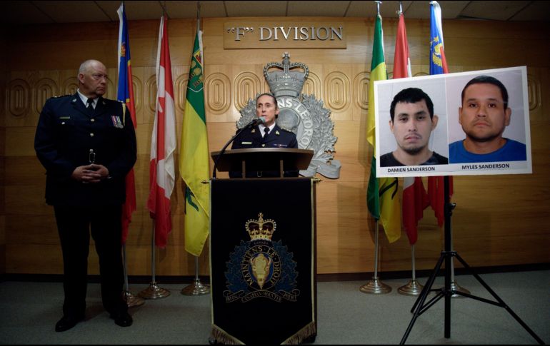 Myles Sanderson sigue prófugo y puede también presentar heridas, detallan. AP/M. Bell