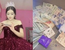 Incluso, al abrir uno de sus regalos vio que era un billete de 500 pesos pero estaba algo roto a lo que la joven expresó “esto no vale” y lo lanzó. ESPECIAL