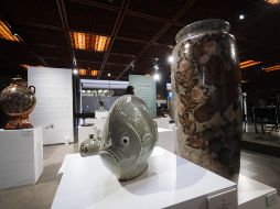 La muestra de Wilmot consta de 23 piezas de escultura de alta temperatura y se mantendrá en exhibición del 6 al 9 de septiembre próximo. CORTESÍA