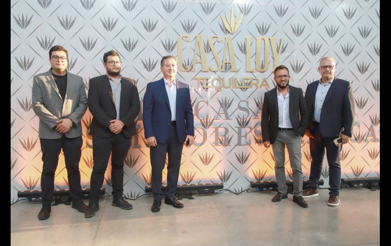 Francisco Martínez, Hugo Martínez, Enrique Ortiz, Raúl Urbina y Marco Blanco. GENTE BIEN JALISCO/Antonio Martínez