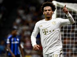 Leroy Sané se mandó un partidazo y fue clave en los dos goles. AFP/M. BERTORELLO