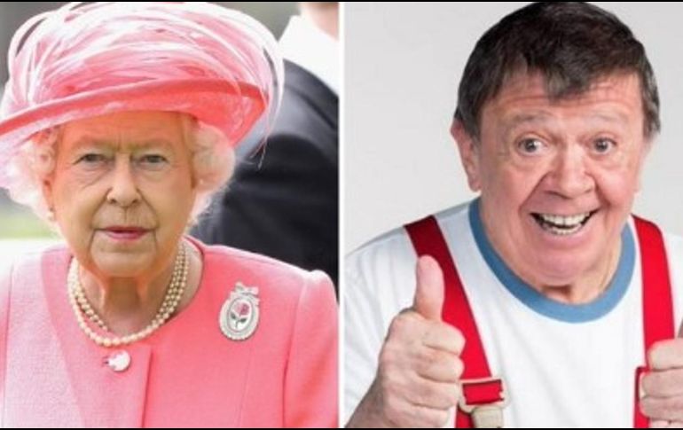 Los memes se burlan de que Chabelo ha ganado la batalla contra la reina Isabel II. ESPECIAL