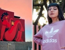 Arte mural para repensar la feminidad. Cortesía/Moon Ventura