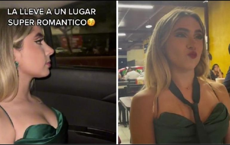 Usuarios se lamentaron ante la notable desilusión que la chica manifestaba en su rostro. ESPECIAL/CAPTURA DE VIDEO