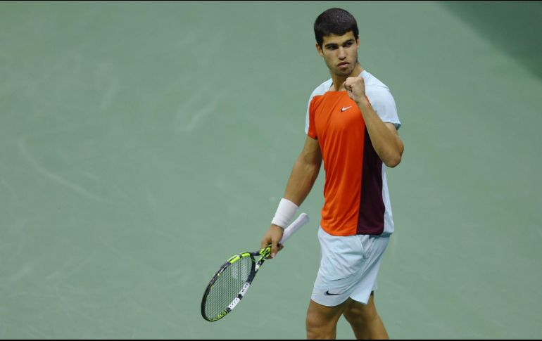 Carlos Alcaraz es el finalista más joven del US Open desde 1990. AFP/M. Stobe