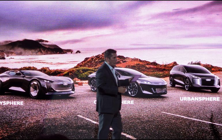 El director general de Audi de México durante la presentación del futuro de la marca de los cuatro aros. EL INFORMADOR/ M. Castillo