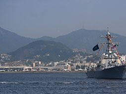 La Marina brasileña participa de las labores de búsqueda, e informó que abrió una investigación para aclarar las causas del accidente. AFP/A. Borges