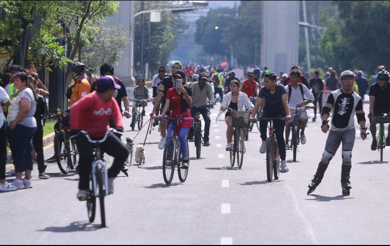 Luego de la ampliación de cinco kilómetros de la Vía RecreActiva en febrero pasado, se logró por fin la interconexión entre Guadalajara y Zapopan. EL INFORMADOR/C. ZEPEDA