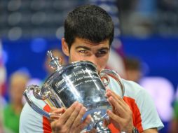 Alcaraz no tuvo que exprimirse al máximo de cinco sets como en las tres rondas previas. AFP/A. WEISS