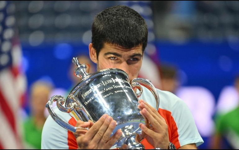 Alcaraz no tuvo que exprimirse al máximo de cinco sets como en las tres rondas previas. AFP/A. WEISS