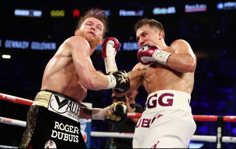 Será el próximo sábado cuando Álvarez y Golovkin se reencuentren en Las Vegas. AFP/ARCHIVO