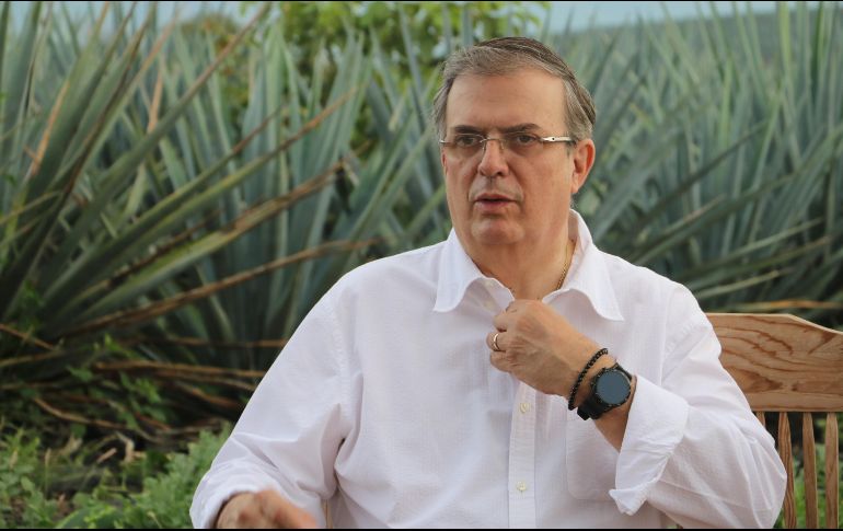 El canciller Marcelo Ebrard dio algunos detalles de la reunión que mantuvo con Anthony Blinken ayer lunes. EL INFORMADOR/A. Navarro
