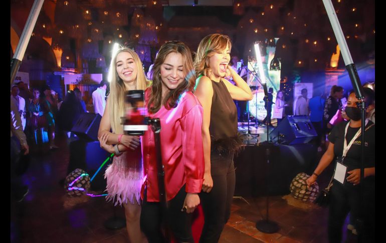 Virna Janette Salgado, Lety Silva y Mónica Silva. GENTE BIEN JALISCO/Antonio Martínez