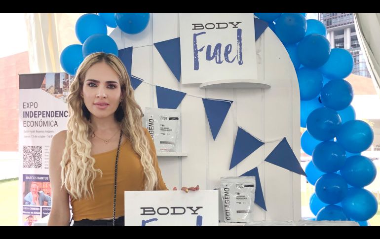 María Villarreal es una emprendedora tapatía, fundadora de su propia marca “Body Fuel Suplementos”. ESPECIAL