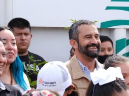 El gobernador de Jalisco evadió hablar de las versiones extraoficiales sobre que el titular de la Semadet, Sergio Graf (foto) dejaría el cargo por diferencias con el jefe de gabinete, Hugo Luna. TWITTER /  @sergio_grafm