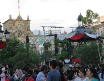Se espera que arriben 80 mil personas al Centro de Guadalajara para celebrar el Grito de Independencia. ESPECIAL