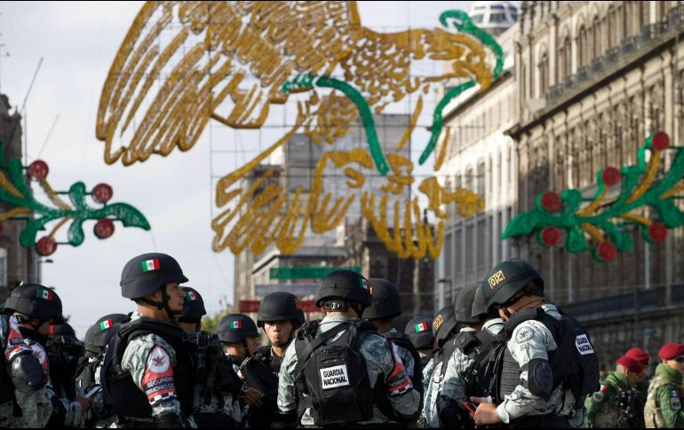 En esta edición, la Guardia Nacional tiene un papel principal en el desfile conmemorativo del 212 aniversario de la Independencia Nacional. SUN / G. Espinosa