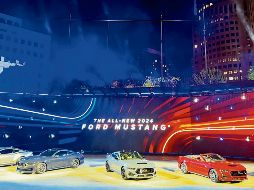 La fiesta del potro en el Salón del Automóvil de Detroit 2022. ESPECIAL