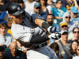 Aaron Judge está cerca de establecer un nuevo récord de cuadrangulares en la Liga Americana. La marca actual, de 61, le pertenece a Roger Maris y está vigente desde 1961. AFP