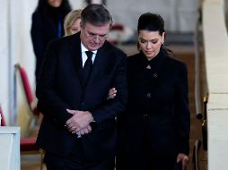 Marcelo Ebrard asistió la tarde del domingo a la capilla ardiente de la reina Isabel ll en Londres, en donde también se encargó de plasmar su firma en el libro de condolencias de su majestad. AFP / C. Somodevilla