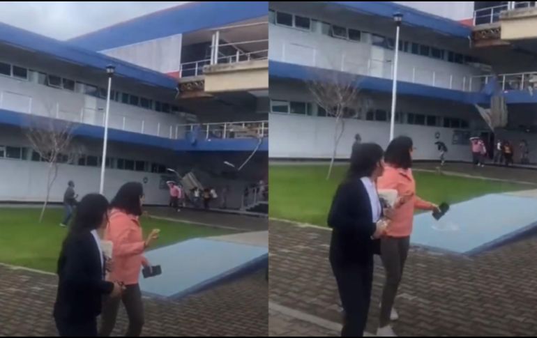 El sismo fue bastante perceptible en algunos Centros Universitarios en el Sur de Jalisco. Imagen: Captura de Pantalla