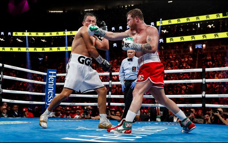 Gennady Golovkin se embolsó 22 millones de dólares y en el segundo sumó una cifra cercana a los 30 millones de dólares. EFE/E. LAURENT