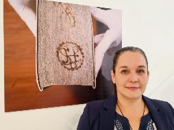 La investigadora Erika Chávez colabora con la curaduría de la exposición. EL INFORMADOR/ R. Solís