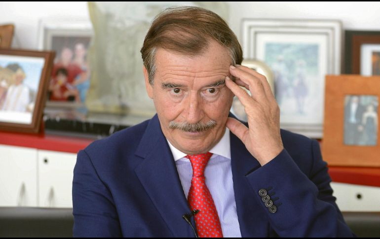 El ex mandatario, Vicente Fox Quezada, fue tendencia en redes sociales el fin de semana. AFP / ARCHIVO