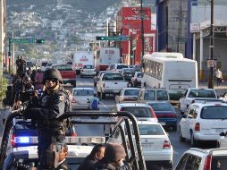 Después del ataque armado, los oficiales de Fuerza Civil, iniciaron una persecución contra los agresores. NTX / ARCHIVO