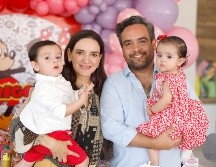 Rodrigo López De Nava, Montserrat Calzada, Juan Ángel e Isabella López De Nava. GENTE BIEN JALISCO/Claudio Jimeno