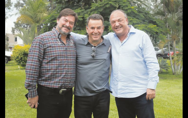 Marco Zannie, Héctor González Guerra y Jorge Celis. GENTE BIEN JALISCO/Claudio Jimeno