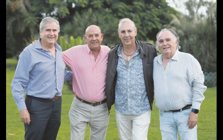 Fernando Maytorena, Alejandro González Guerra, Ricardo López Hidalgo y Fernando Robles. GENTE BIEN JALISCO/Claudio Jimeno