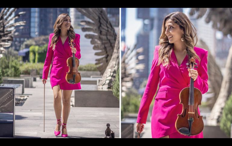 Mariana Ladrón de Guevara. INSTAGRAM/@ladrondeguevara.violinista