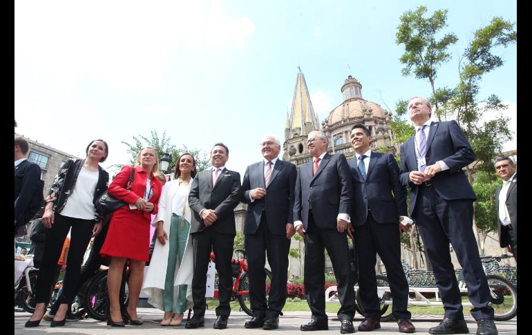 Las autoridades recorrieron distintos puntos emblemáticos del Centro Histórico, además de la Plaza de Armas. EL INFORMADOR/A. Camacho
