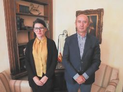 Joana Torrents y Enrique González Martínez señalan que se ampliarán los lazos comerciales con el objetivo de hacer buenos negocios. EL INFORMADOR/ C. Zepeda