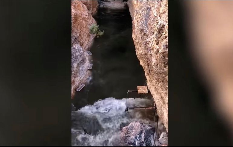 La energía sísmica recorrió dos 400 kilómetros a través de la corteza terrestre hasta llegar a esta caverna de piedra caliza. ESPECIAL