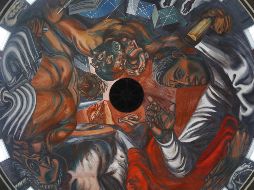 Mural realizado por José Clemente Orozco para la Universidad de Guadalajara. EFE/F. Guasco