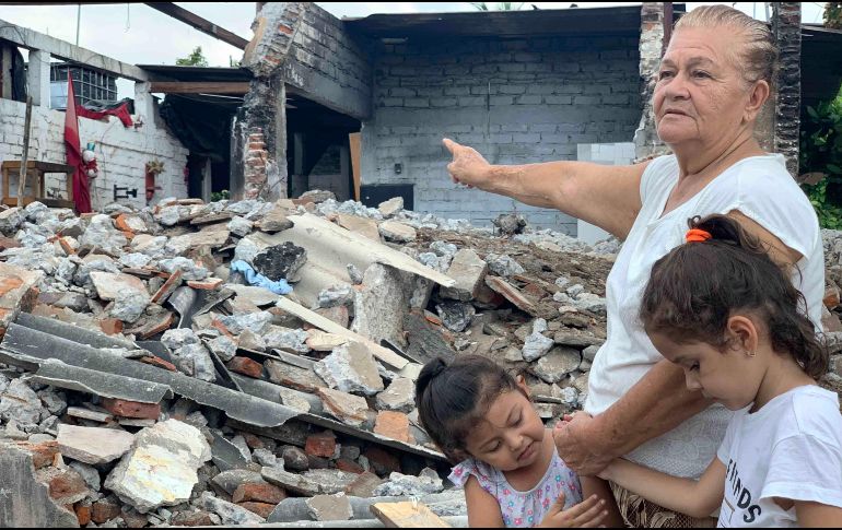 Se realiza un censo en cada una de las casas con reporte de daños. SUN / EELG